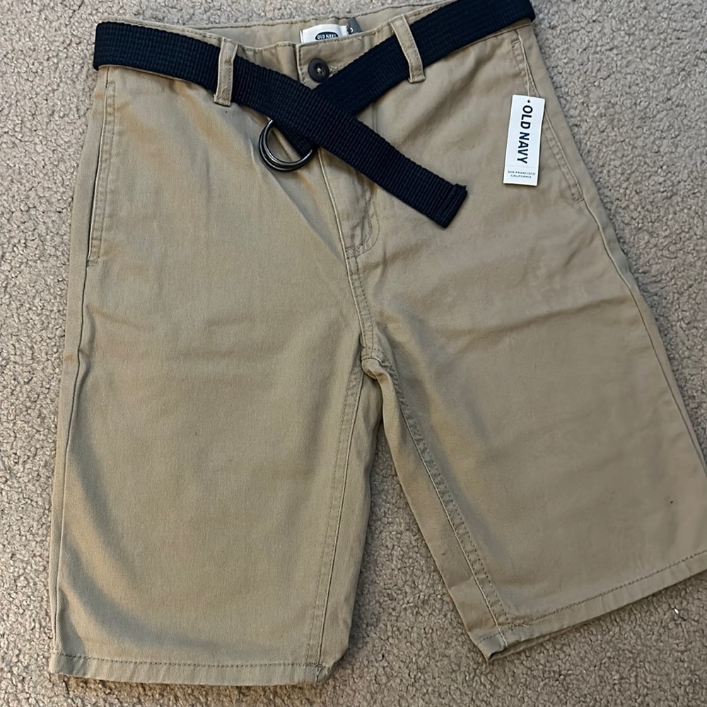Boys Khaki Shorts - new with tags